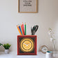 Luxury MDF Pen Holder with Gold Clock Frame