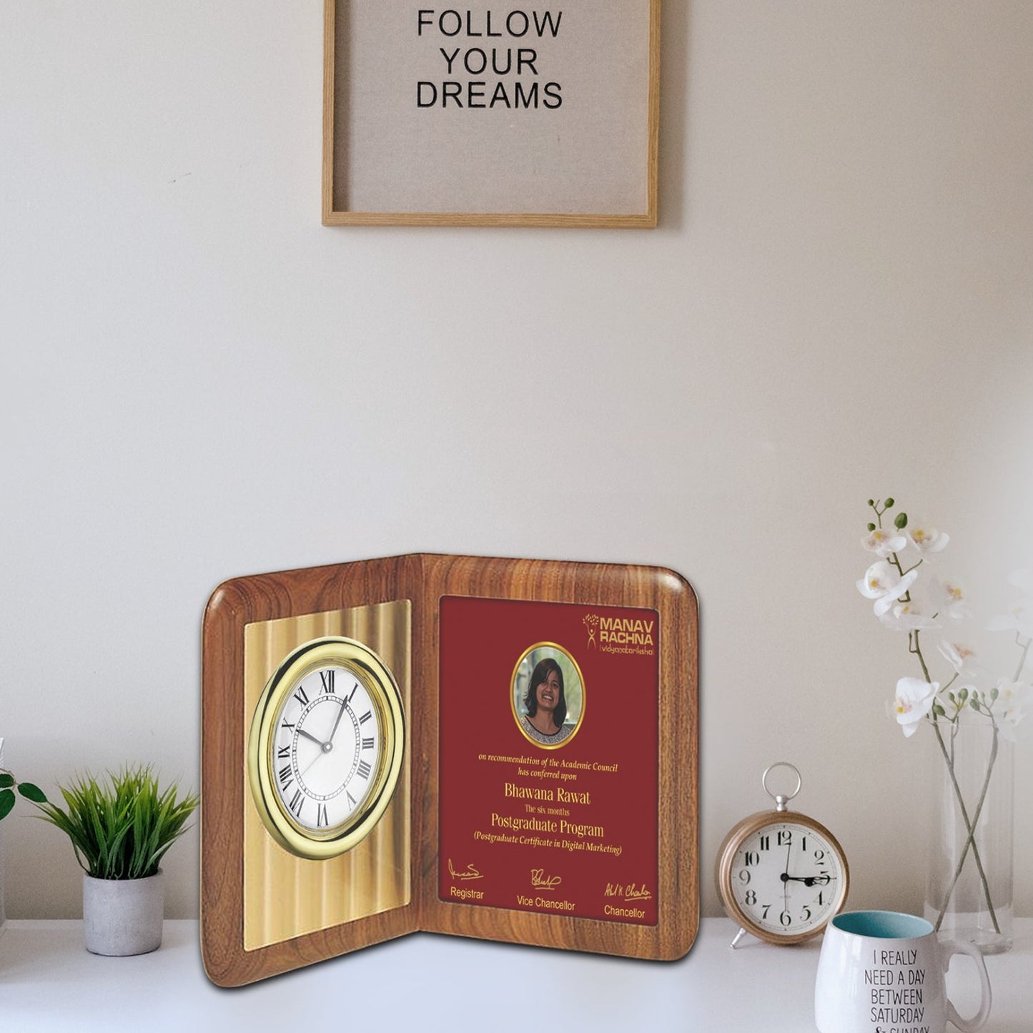 MDF Memento with Watch