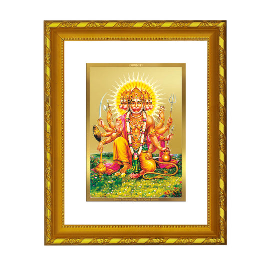 Panchmukhi Hanuman Photo Frame – Spiritual Decor