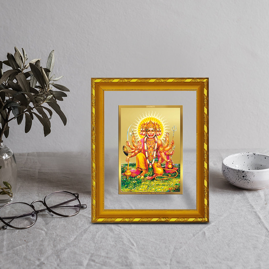 Panchmukhi Hanuman Photo Frame – Spiritual Decor