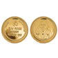 Diviniti Luxurious Gold Coin| Sai & Om 24K Gold Coin | 18mm