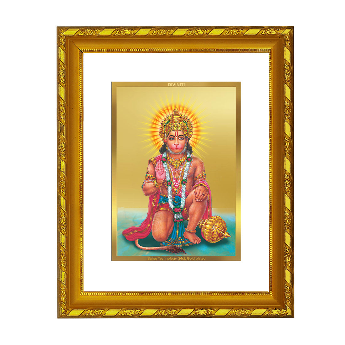 Shop Hanuman Photo Frame | 24K Gold Plated