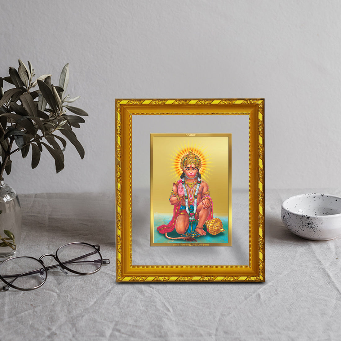 Shop Hanuman Photo Frame | 24K Gold Plated