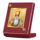 Diviniti 24K Gold Plated Guru Nanak Frame For Car Dashboard, Home Decor, Table Top (5.5 x 6.5 CM)