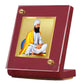 Diviniti 24K Gold Plated Guru Tegh Bahadur Ji Frame For Car Dashboard, Home Decor, Table (5.5 x 6.5 CM)