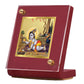 Diviniti 24K Gold Plated Laddu Gopal Frame For Car Dashboard, Home Decor, Table Top (5.5 x 6.5 CM)