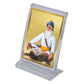 Diviniti 24K Gold Plated Baba Deep Singh Frame For Car Dashboard, Home Decor, Table, Prayer (11 x 6.8 CM)