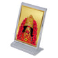 Diviniti 24K Gold Plated Tara Devi Frame For Car Dashboard, Home Decor Showpiece, Puja (11 x 6.8 CM)