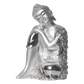 Diviniti Buddha Idol for Home Decor| 999 Silver Plated Sculpture of Sleeping Buddha| Idol for Home, Office, Temple and Table Decoration| Religious Idol For Pooja, Gift