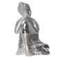 Diviniti Buddha Idol for Home Decor| 999 Silver Plated Sculpture of Sleeping Buddha| Idol for Home, Office, Temple and Table Decoration| Religious Idol For Pooja, Gift