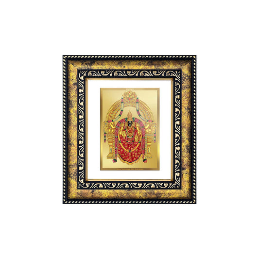 DIVINITI Padmavati Gold Plated Wall Photo Frame, Table Decor| DG Frame 113 Size 2 and 24K Gold Plated Foil (23.5 CM X 19.5 CM)