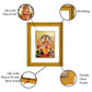 DIVINITI Narasimha Gold Plated Wall Photo Frame, Table Decor| DG Frame 056 Size 2.5 and 24K Gold Plated Foil (28 CM X 23 CM)