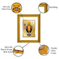 DIVINITI Maa Kali Gold Plated Wall Photo Frame, Table Decor| DG Frame 056 Size 2.5 and 24K Gold Plated Foil (28 CM X 23 CM)