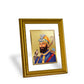 DIVINITI Guru Gobind Singh Gold Plated Wall Photo Frame, Table Decor| DG Frame 056 Size 3 and 24K Gold Plated Foil (32.5 CM X 25.5 CM)