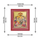 Diviniti 24K Gold Plated Ram Darbar Photo Frame For Home Decor Showpiece, Wall Hanging Decor, Puja & Gift (36.5 CM X 30.5 CM)