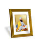 DIVINITI Guru Tegh Bahadur Ji Gold Plated Wall Photo Frame, Table Decor| DG Frame 056 Size 2.5 and 24K Gold Plated Foil (28 CM X 23 CM)