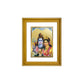 DIVINITI Shiva Parvati Gold Plated Wall Photo Frame, Table Decor| DG Frame 056 Size 2.5 and 24K Gold Plated Foil (28 CM X 23 CM)