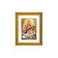 DIVINITI Saraswati Gold Plated Wall Photo Frame, Table Decor| DG Frame 056 Size 2.5 and 24K Gold Plated Foil (28 CM X 23 CM)