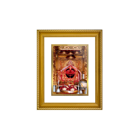 DIVINITI Salasar Balaji Gold Plated Wall Photo Frame, Table Decor| DG Frame 056 Size 2.5 and 24K Gold Plated Foil (28 CM X 23 CM)