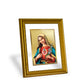 DIVINITI Mother Mary Gold Plated Wall Photo Frame, Table Decor| DG Frame 056 Size 2.5 and 24K Gold Plated Foil (28 CM X 23 CM)