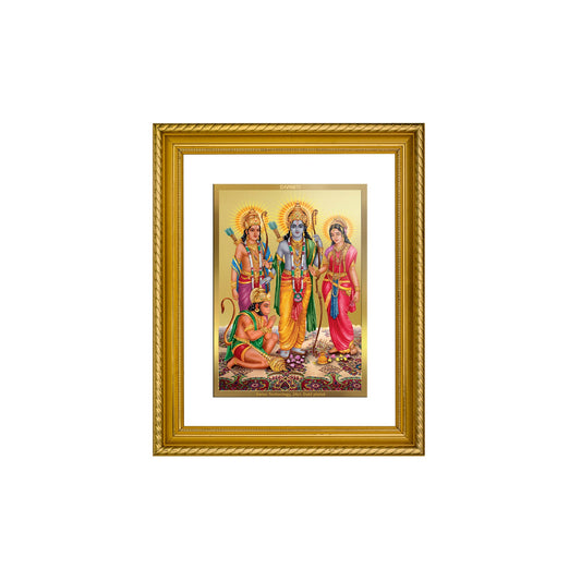 DIVINITI Ram Darbar Gold Plated Wall Photo Frame, Table Decor| DG Frame 056 Size 2.5 and 24K Gold Plated Foil (28 CM X 23 CM)