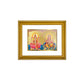 DIVINITI Lakshmi & Ganesha Gold Plated Wall Photo Frame, Table Decor| DG Frame 056 Size 2.5 and 24K Gold Plated Foil (28 CM X 23 CM)