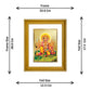 DIVINITI Panchmukhi Hanuman Gold Plated Wall Photo Frame, Table Decor| DG Frame 056 Size 2.5 and 24K Gold Plated Foil (28 CM X 23 CM)