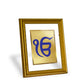 DIVINITI Ek Omkar Gold Plated Wall Photo Frame, Table Decor| DG Frame 056 Size 3 and 24K Gold Plated Foil (32.5 CM X 25.5 CM)