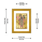 DIVINITI Shrinathji Gold Plated Wall Photo Frame, Table Decor| DG Frame 113 Size 2 and 24K Gold Plated Foil (23.5 CM X 19.5 CM)