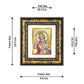 DIVINITI Vishnu Gold Plated Wall Photo Frame, Table Decor| DG Frame 113 Size 2 and 24K Gold Plated Foil (23.5 CM X 19.5 CM)