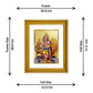 DIVINITI Karthikey Gold Plated Wall Photo Frame, Table Decor| DG Frame 056 Size 2.5 and 24K Gold Plated Foil (28 CM X 23 CM)