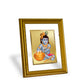 DIVINITI Bal Gopal Gold Plated Wall Photo Frame, Table Decor| DG Frame 056 Size 2.5 and 24K Gold Plated Foil (28 CM X 23 CM)