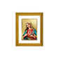 DIVINITI Mother Mary Gold Plated Wall Photo Frame, Table Decor| DG Frame 056 Size 2.5 and 24K Gold Plated Foil (28 CM X 23 CM)