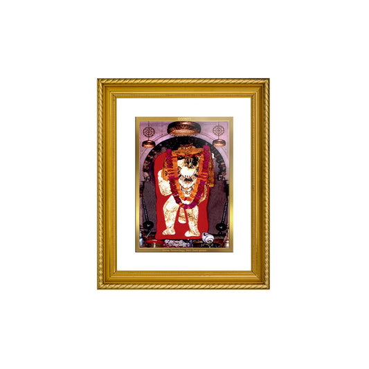 DIVINITI Mahendipur Balaji Gold Plated Wall Photo Frame, Table Decor| DG Frame 056 Size 2.5 and 24K Gold Plated Foil (28 CM X 23 CM)