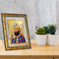 DIVINITI Guru Gobind Singh Gold Plated Wall Photo Frame, Table Decor| DG Frame 113 Size 3 and 24K Gold Plated Foil (33.3 CM X 26 CM)