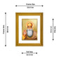 DIVINITI Guru Nanak Gold Plated Wall Photo Frame, Table Decor| DG Frame 056 Size 3 and 24K Gold Plated Foil (32.5 CM X 25.5 CM)