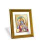 DIVINITI Vishnu Gold Plated Wall Photo Frame, Table Decor| DG Frame 056 Size 2.5 and 24K Gold Plated Foil (28 CM X 23 CM)