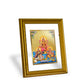 DIVINITI Lakshmi Ganesha Saraswati Gold Plated Wall Photo Frame, Table Decor| DG Frame 056 Size 2.5 and 24K Gold Plated Foil (28 CM X 23 CM)