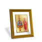 DIVINITI Swaminarayan Gold Plated Wall Photo Frame, Table Decor| DG Frame 056 Size 2.5 and 24K Gold Plated Foil (28 CM X 23 CM)