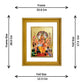 DIVINITI Narasimha Gold Plated Wall Photo Frame, Table Decor| DG Frame 056 Size 2.5 and 24K Gold Plated Foil (28 CM X 23 CM)