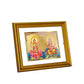 DIVINITI Lakshmi & Ganesha Gold Plated Wall Photo Frame, Table Decor| DG Frame 056 Size 2.5 and 24K Gold Plated Foil (28 CM X 23 CM)