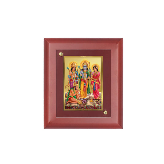 Diviniti 24K Gold Plated Ram Darbar Photo Frame For Home Decor, Table Decor, Wall Hanging Decor, Puja Room & Gift (16 CM X 20 CM)