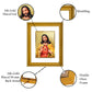 DIVINITI Jesus Gold Plated Wall Photo Frame, Table Decor| DG Frame 056 Size 2.5 and 24K Gold Plated Foil (28 CM X 23 CM)