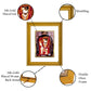 DIVINITI Mahendipur Balaji Gold Plated Wall Photo Frame, Table Decor| DG Frame 056 Size 2.5 and 24K Gold Plated Foil (28 CM X 23 CM)