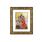 DIVINITI Shiva with Parvati Gold Plated Wall Photo Frame, Table Decor| DG Frame 113 Size 3 and 24K Gold Plated Foil (33.3 CM X 26 CM)