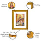 DIVINITI Saraswati Gold Plated Wall Photo Frame, Table Decor| DG Frame 056 Size 2.5 and 24K Gold Plated Foil (28 CM X 23 CM)