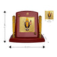 Diviniti 24K Gold Plated Maa Kali Frame For Car Dashboard, Home Decor, Table, Puja Room (7 x 9 CM)