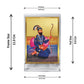 Diviniti 24K Gold Plated Guru Gobind Singh Frame For Car Dashboard, Home Decor, Table Top, Gift (11 x 6.8 CM)