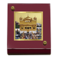 Diviniti 24K Gold Plated Golden Temple Frame For Car Dashboard, Home Decor, Table Top, Gift (5.5 x 6.5 CM)