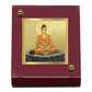 Diviniti 24K Gold Plated Buddha Frame For Car Dashboard, Home Decor, Table Top, Gift (5.5 x 6.5 CM)